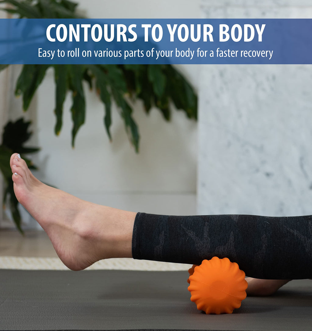 Zyllion Vibrating Peanut Massage Ball with 4 Modes