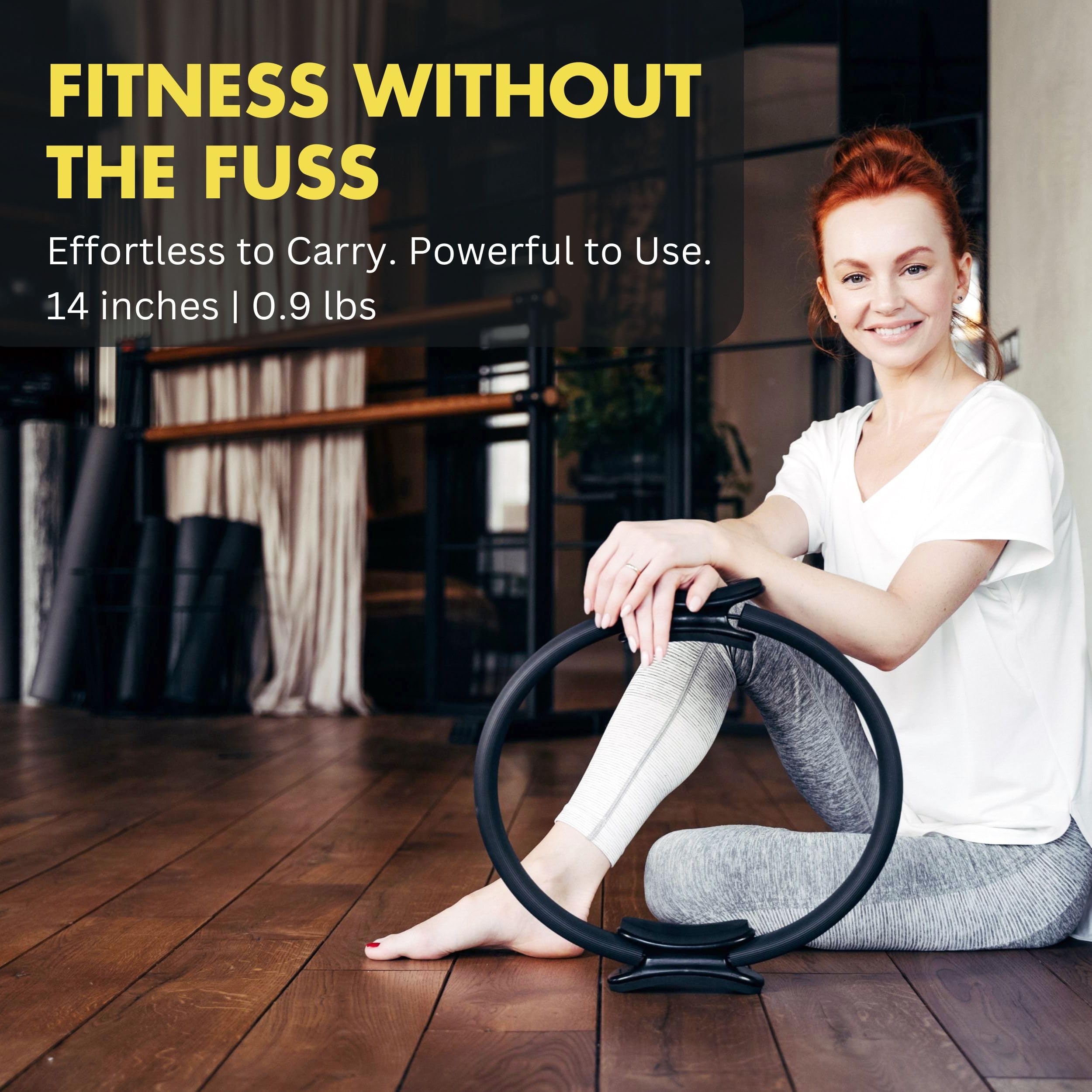 ProBody 14-Inch Pilates Ring for Core and Thigh Toning