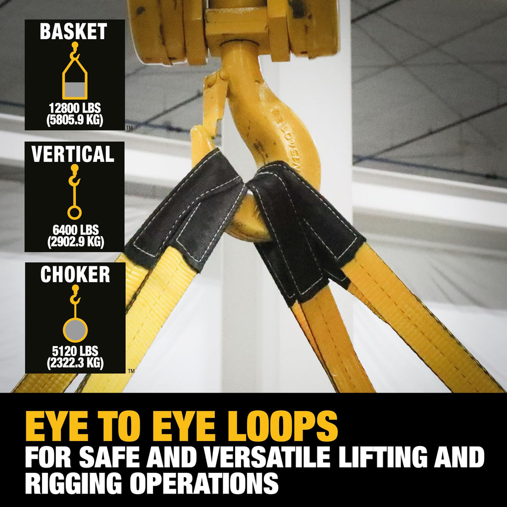 DEWALT 2-Inch x 16-Foot Heavy-Duty Lifting Sling