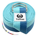 Tumaz Adjustable D-Ring Yoga Strap for Stretching
