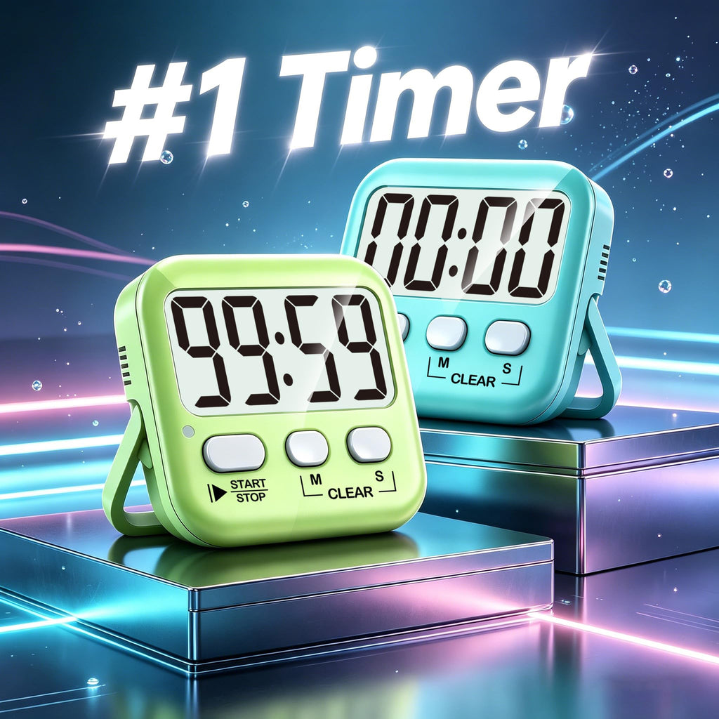 Antonki 2-Pack Magnetic Digital Countdown Timers