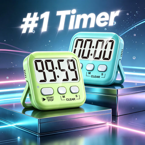 Antonki 2-Pack Magnetic Digital Countdown Timers