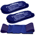 3-Piece Reusable Hot and Cold Gel Pack Set for Pain Relief