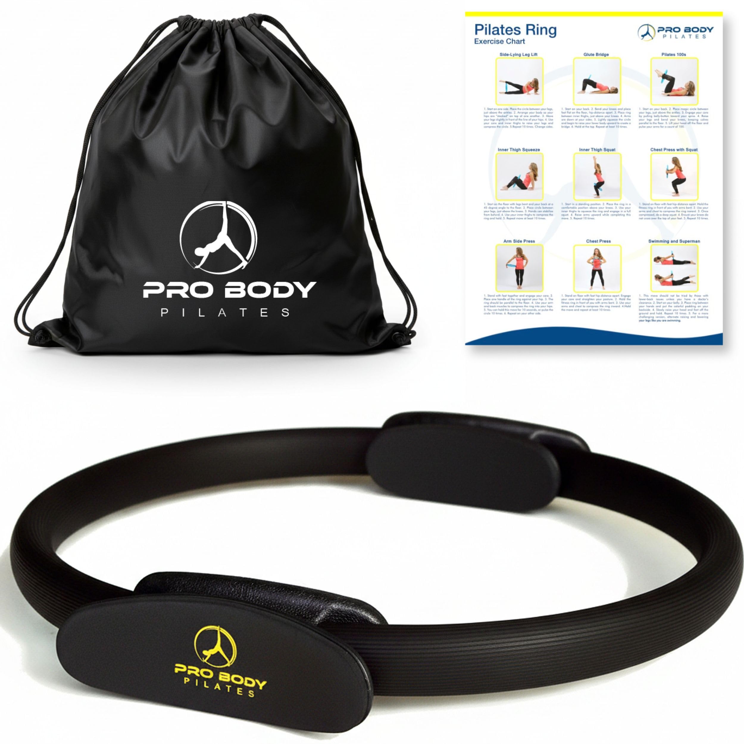 ProBody 14-Inch Pilates Ring for Core and Thigh Toning