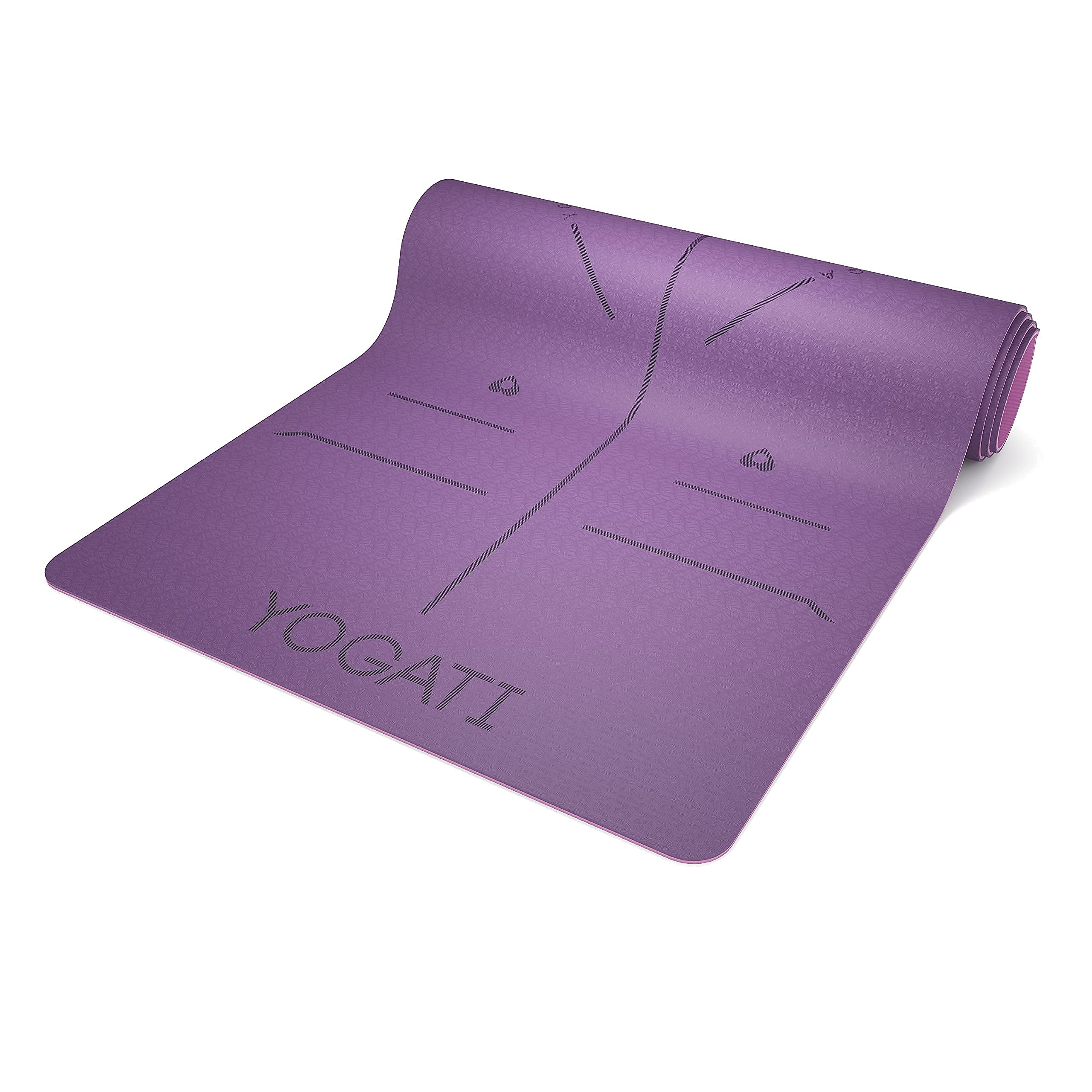 Eunzel 2-Pack Non-Slip Hot Yoga Towels with Grip Dots