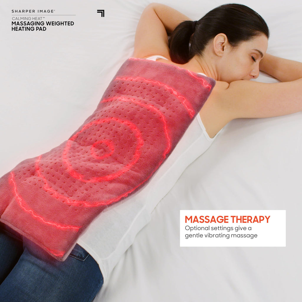 Sharper Image Weighted Heating Pad with Massage