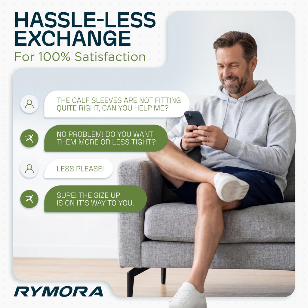 Rymora Calf Compression Sleeves for Running and Recovery