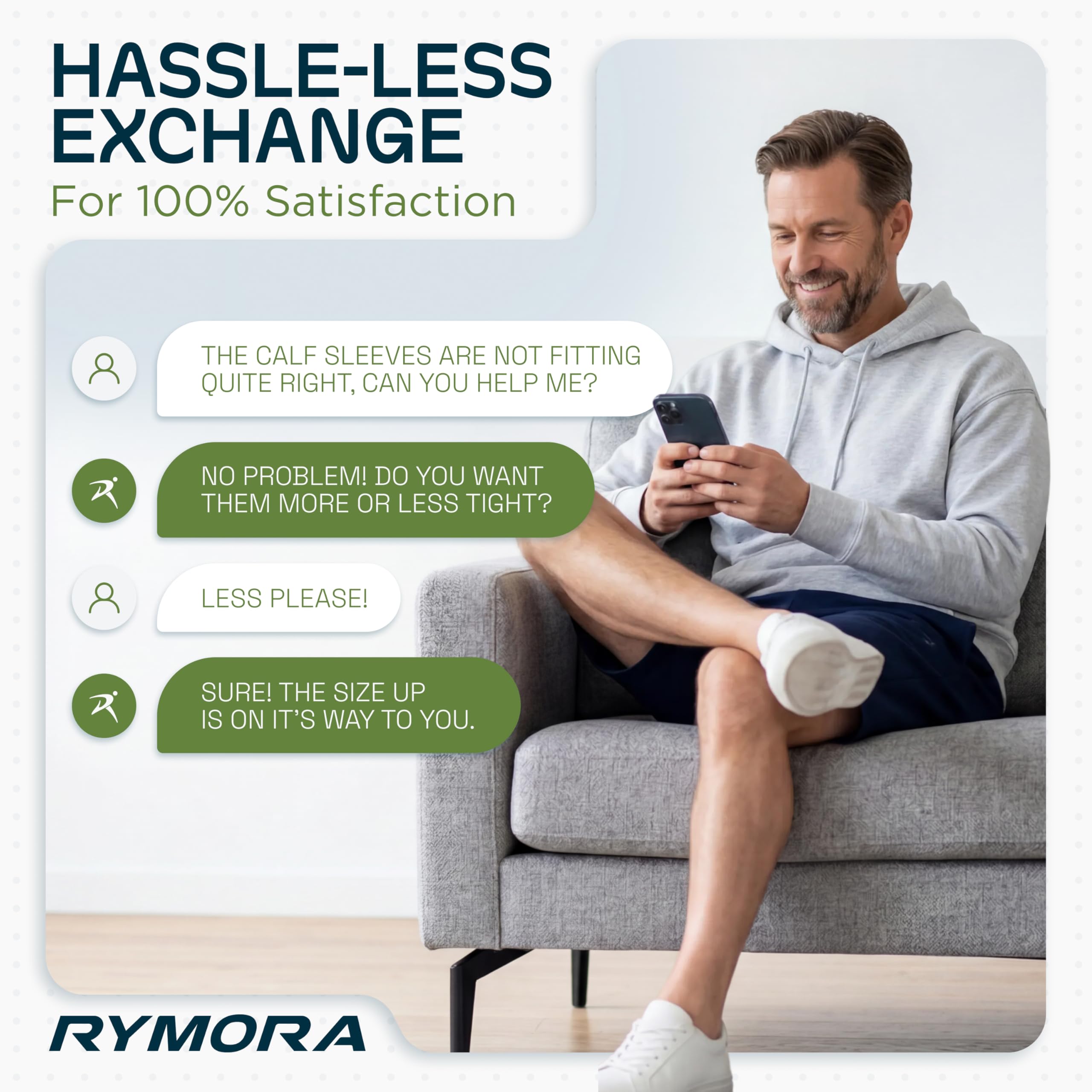 Rymora Calf Compression Sleeves for Running and Recovery