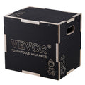 VEVOR 3-in-1 Wooden Plyometric Jump Box for Training