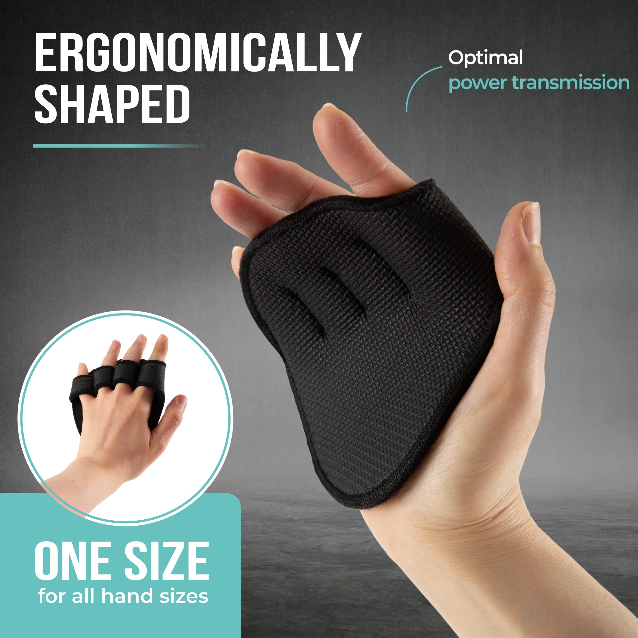 PULLUP & DIP Neoprene Lifting Grip Pads for Weight Training