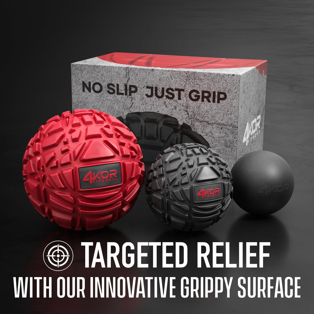 4KOR Trigger Point Massage Balls for Deep Tissue Relief