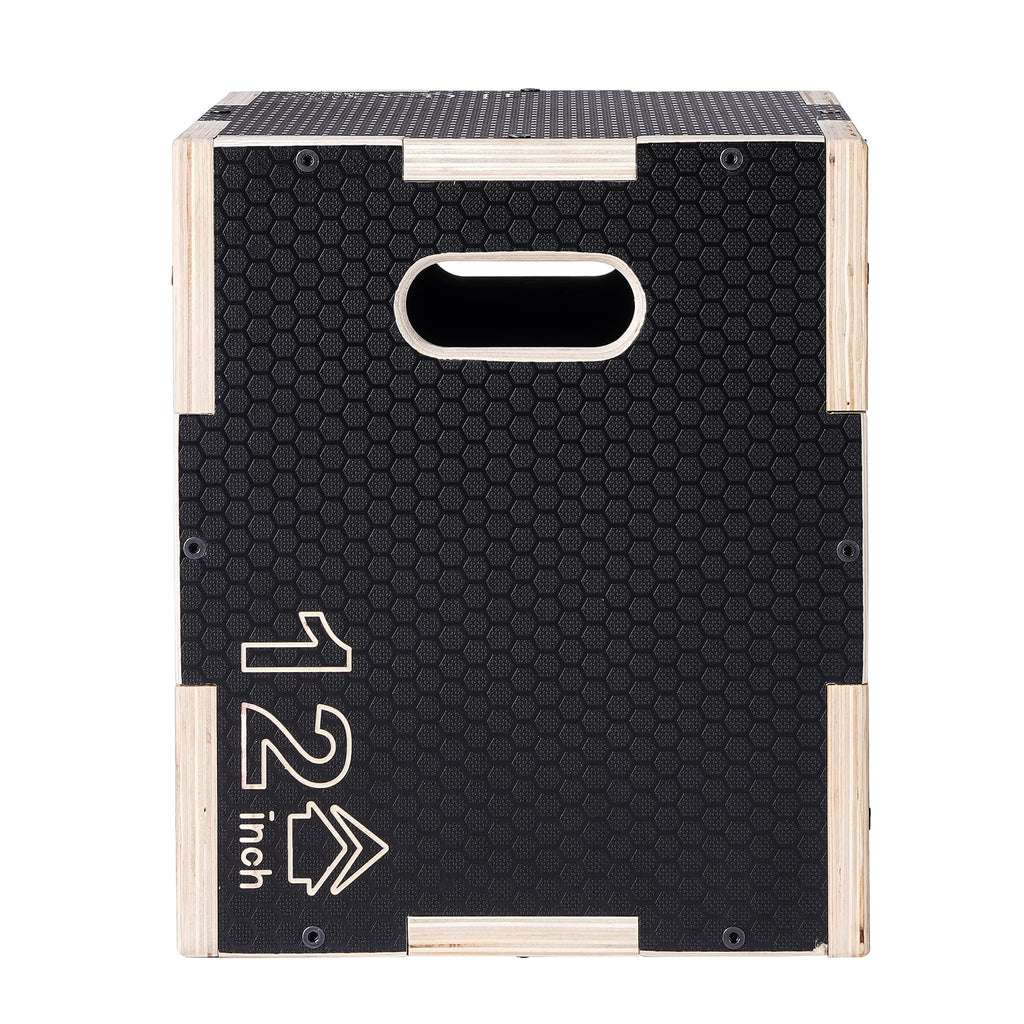 VEVOR 3-in-1 Wooden Plyometric Jump Box for Training