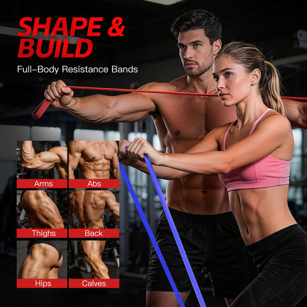 Pull-Up Assistance Resistance Band Set for Strength Training