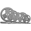 Fitvids 95 lb Olympic Cast Iron Weight Plate Set