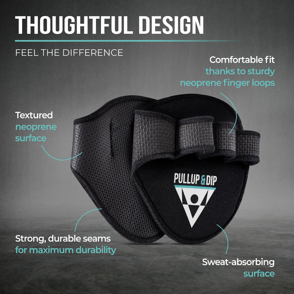 PULLUP & DIP Neoprene Lifting Grip Pads for Weight Training